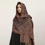 Lenço pashmina multicolor