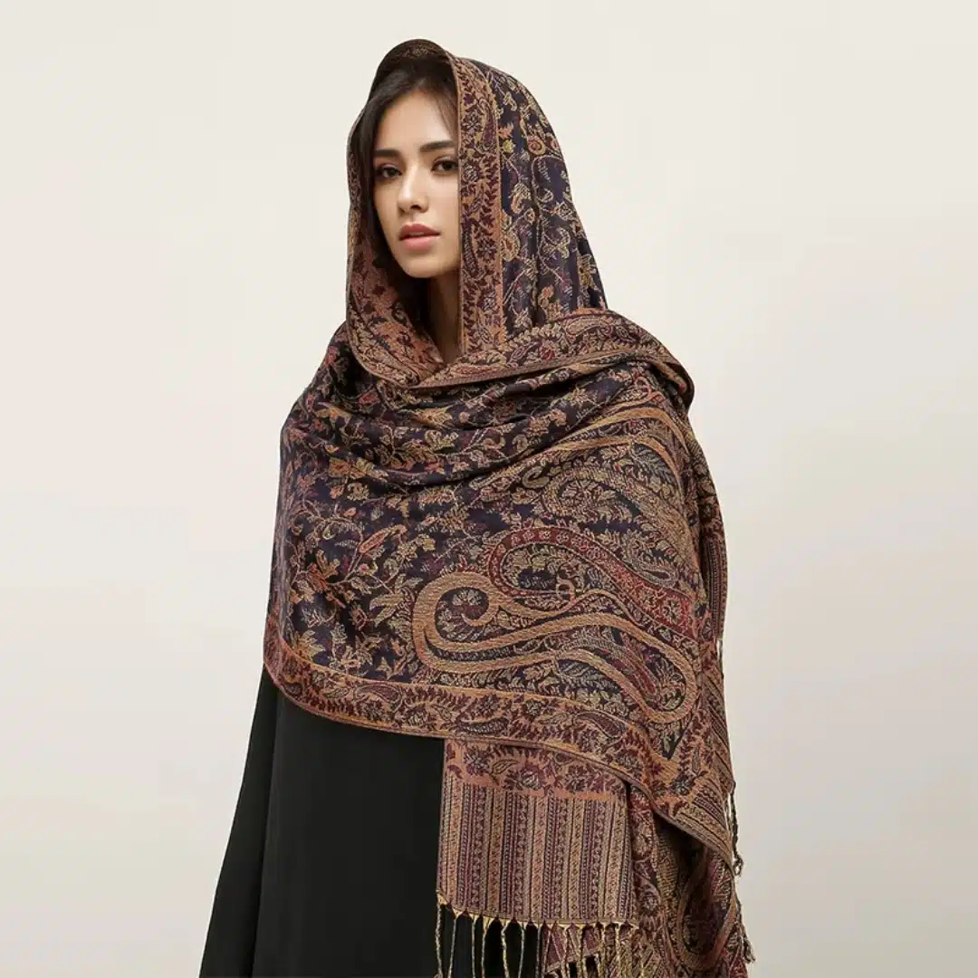 Foulard pashmina multicolore