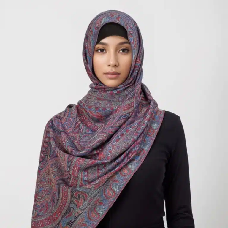 Foulard pashmina multicolore