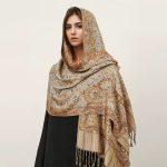 Lenço pashmina multicolor