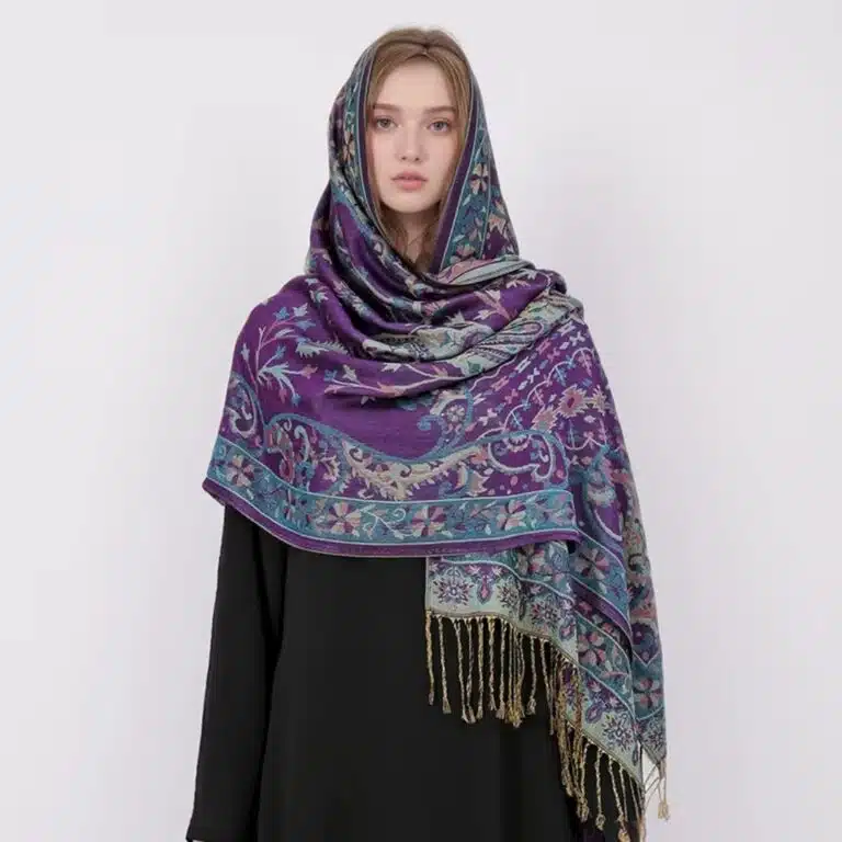Foulard pashmina multicolore