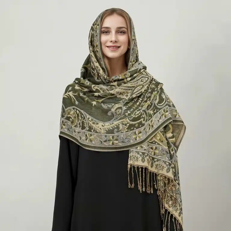Foulard pashmina multicolore