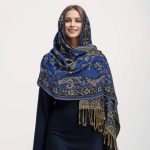 Lenço pashmina multicolor