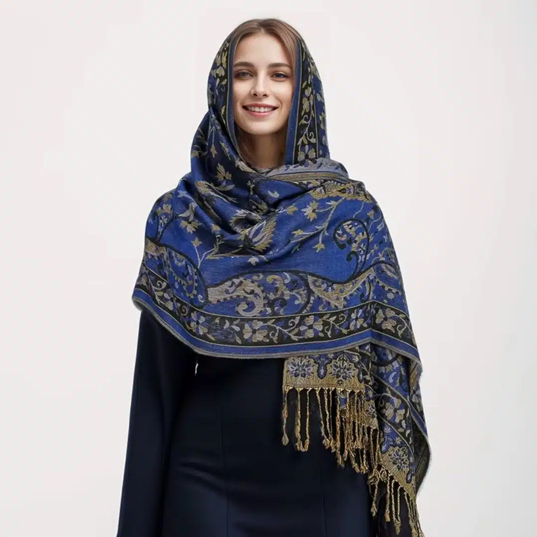Foulard pashmina multicolore