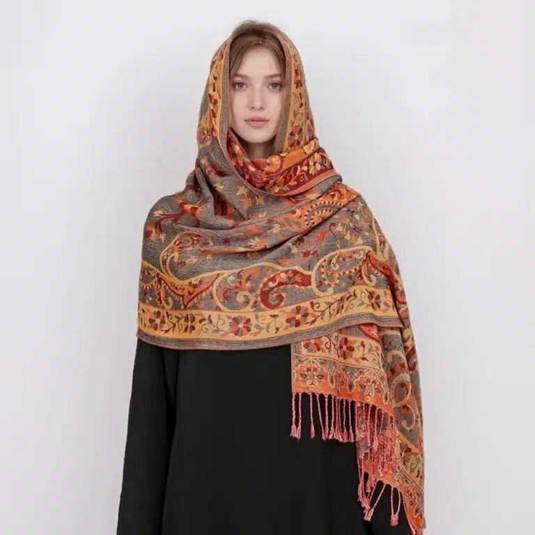 Foulard pashmina multicolore