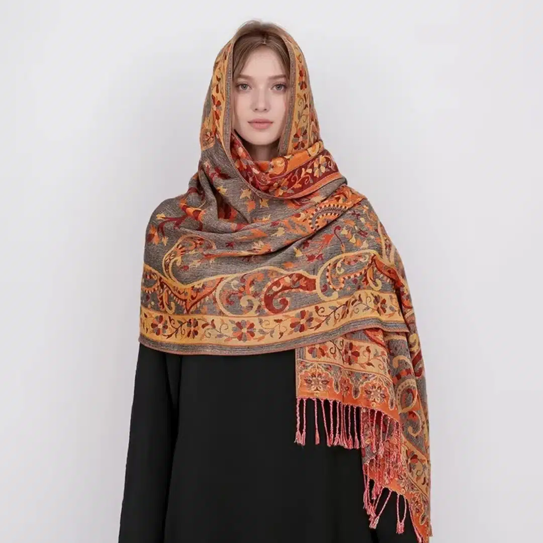 Foulard pashmina multicolore