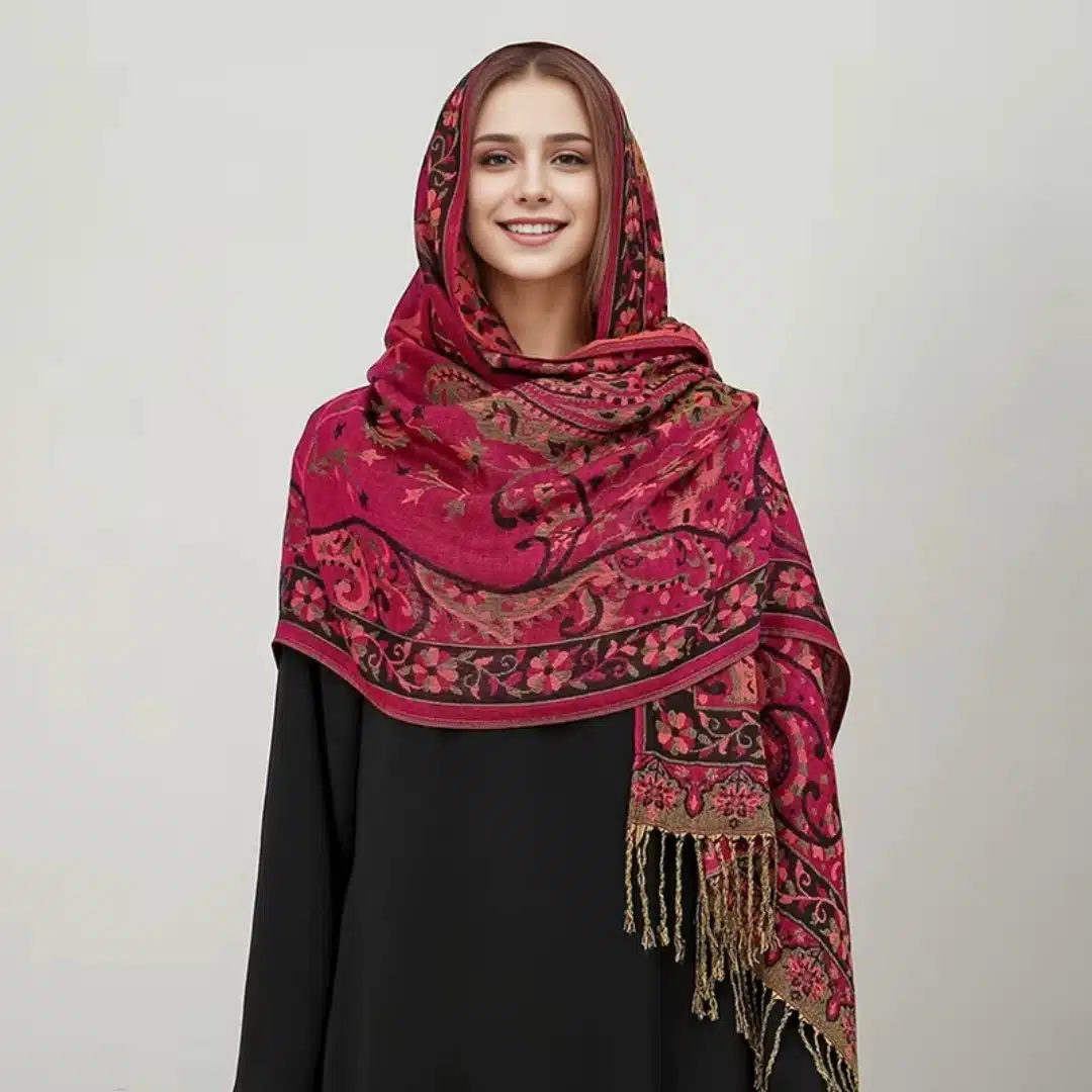 Foulard pashmina multicolore