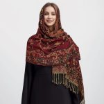 Lenço pashmina multicolor