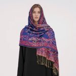Lenço pashmina multicolor