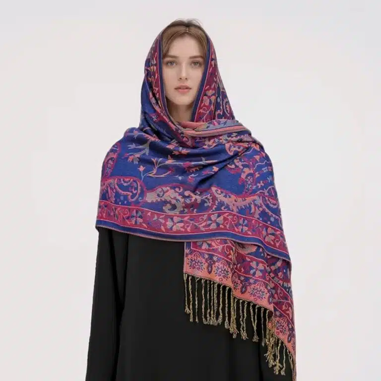 Foulard pashmina multicolore