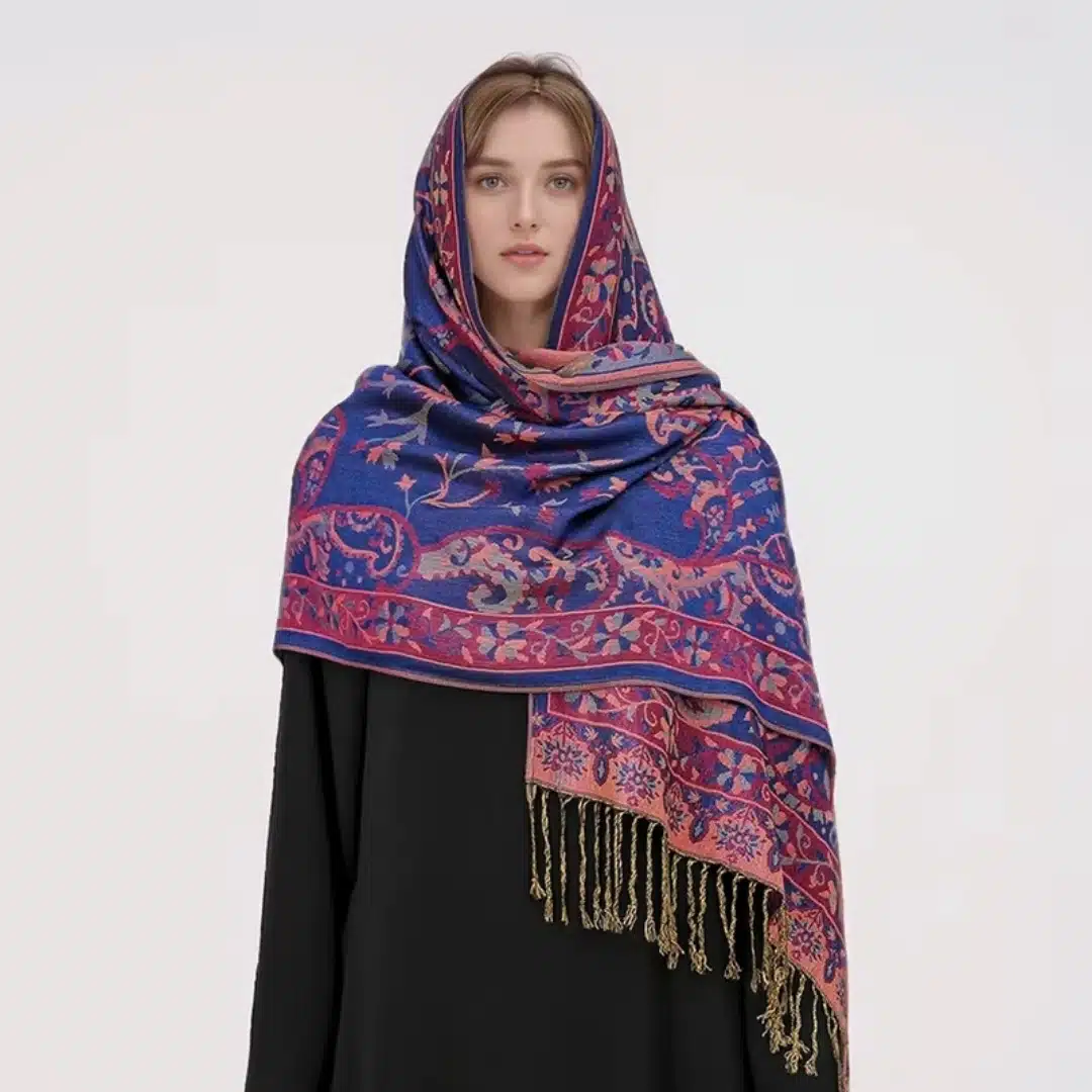 Foulard pashmina multicolore