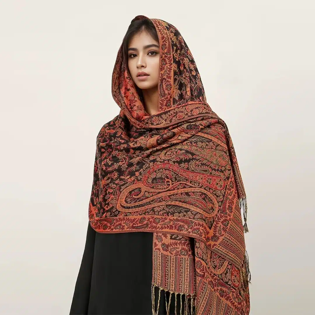 Foulard pashmina multicolore