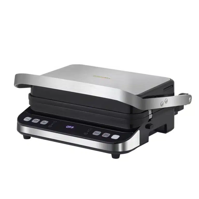 Plancha électrique antiadhésive Biolomix avec 6 programmes de cuisson