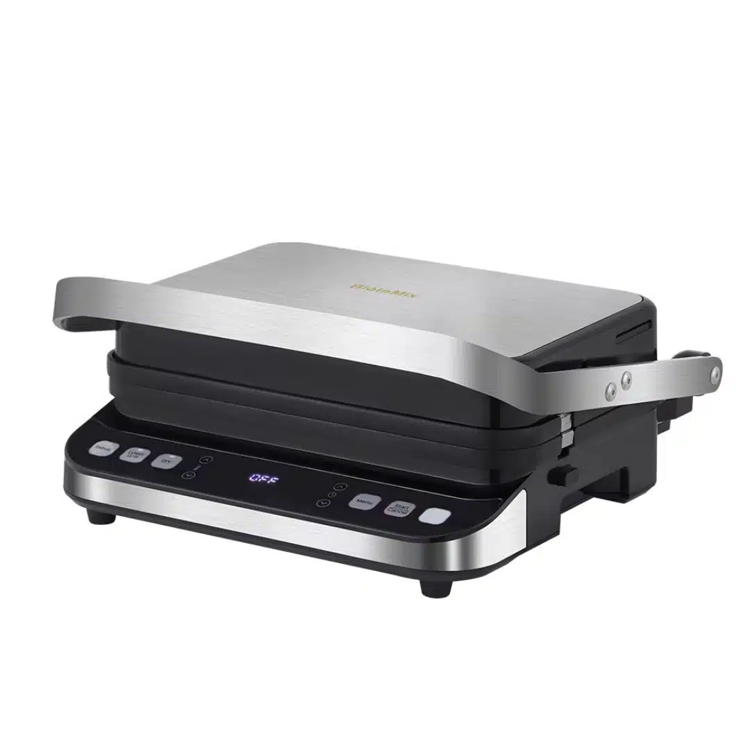 Plancha électrique antiadhésive Biolomix avec 6 programmes de cuisson
