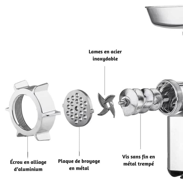 Hachoir à viande électrique Biolomix 3000w - 10 (2)