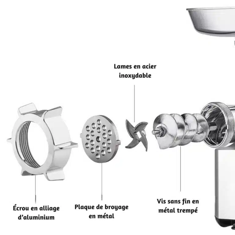 Hachoir à viande électrique Biolomix 3000w