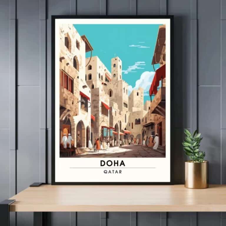Impression sur Toile Doha QatarImpression sur Toile Doha Qatar