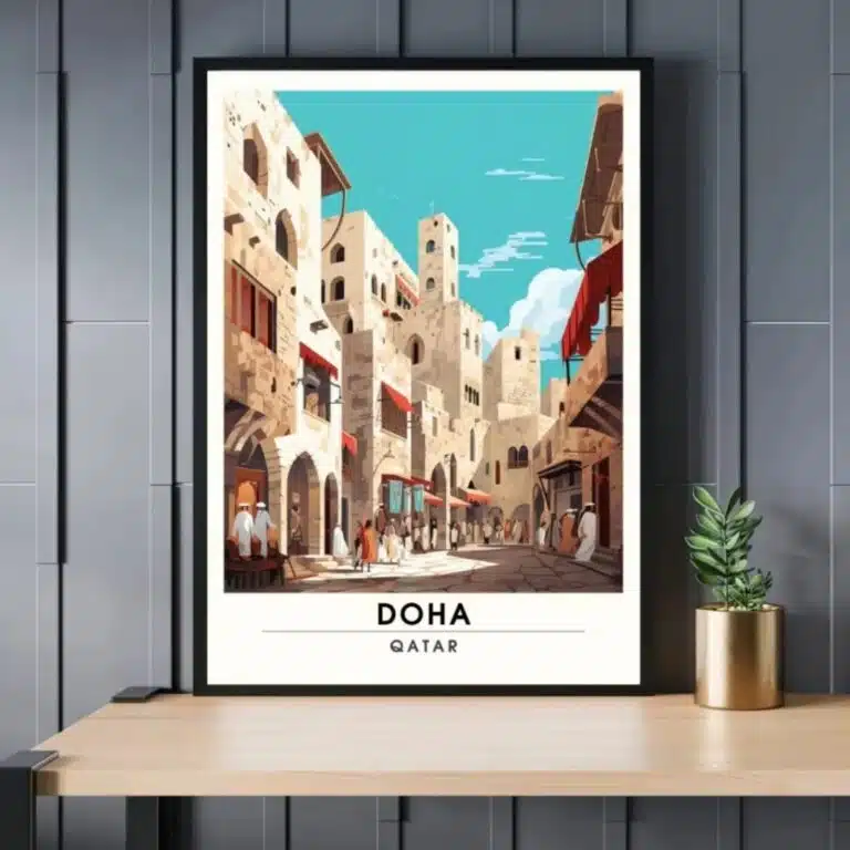 Impression sur toile Doha qatar