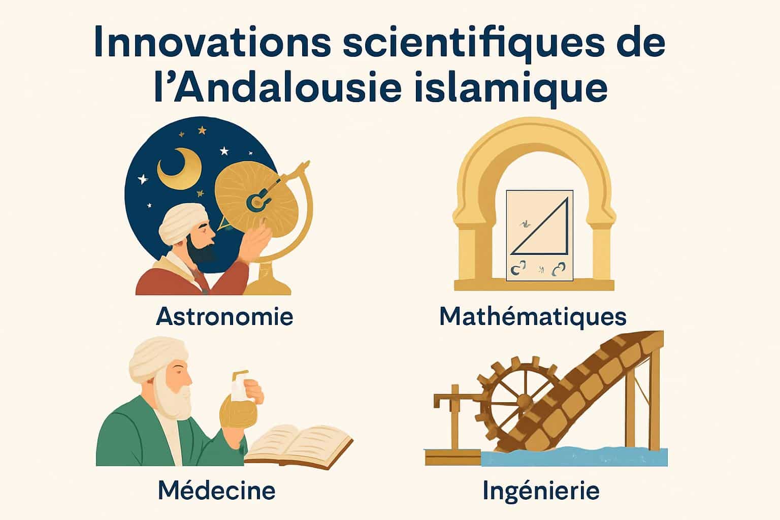 innovations scientifiques de l'Andalousie islamique
