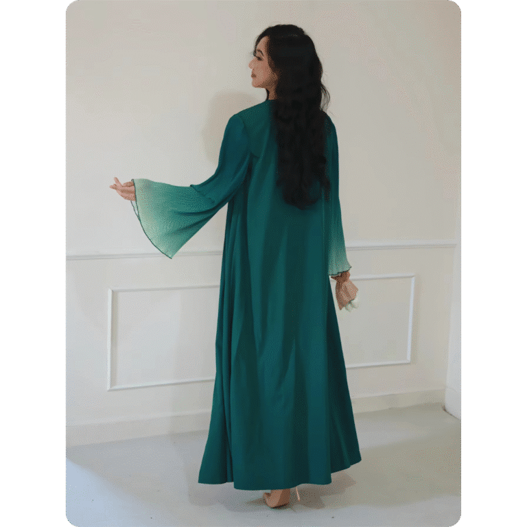 Kimono Abaya Oriental à Manches Évasées 1