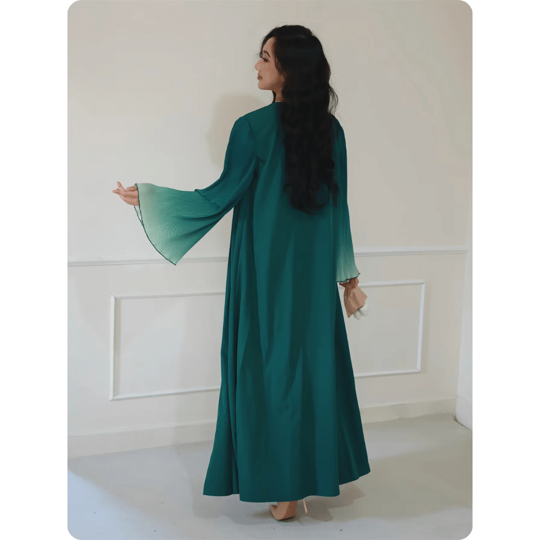 Kimono Abaya Oriental à Manches Évasées 1