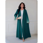 Orientalne kimono abaja z rozszerzanymi rękawami