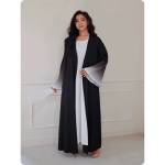 Orientalne kimono abaja z rozszerzanymi rękawami