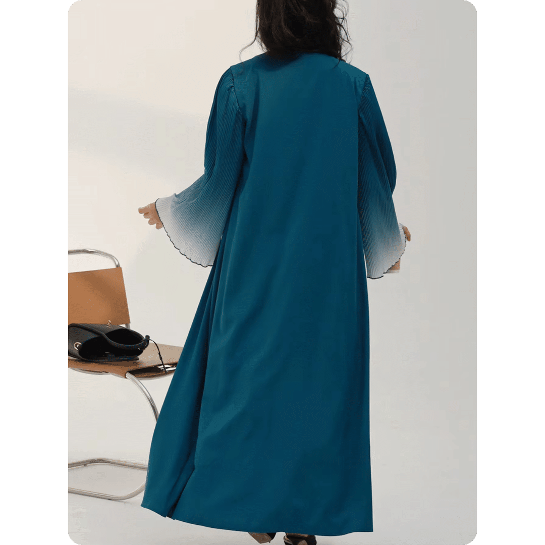 Kimono Abaya Oriental à Manches Évasées 6