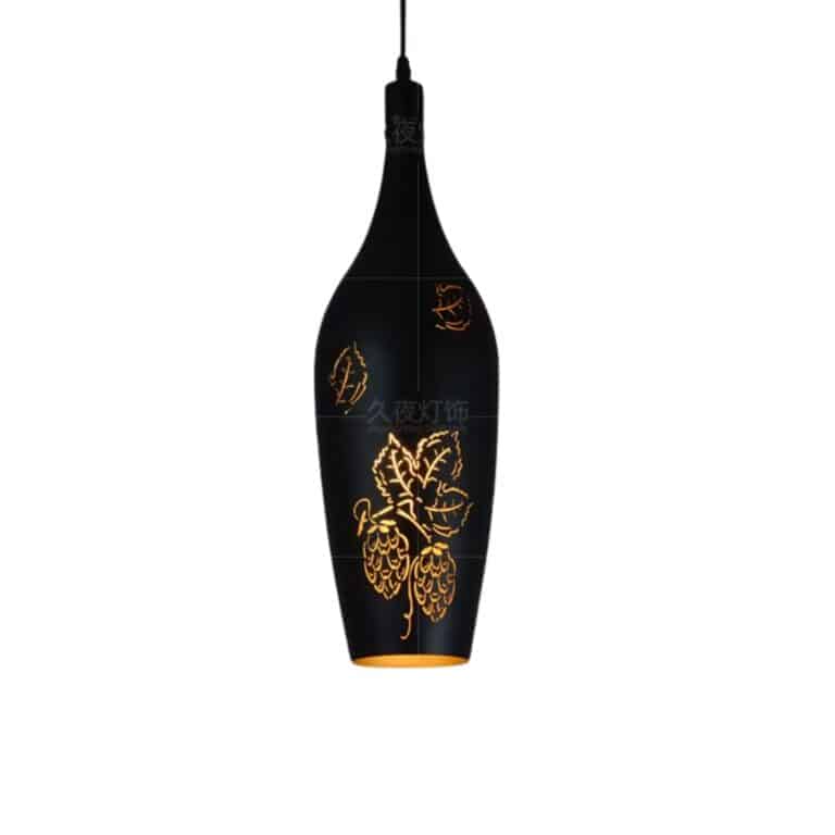 Lampe Suspendue Orientale fer Forgé Design Florale