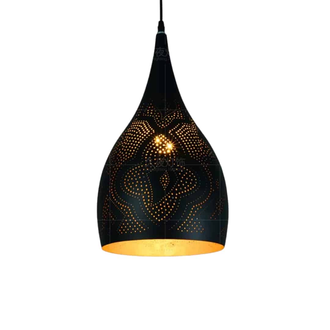 Lanterne Marocaine Suspension Perforée