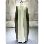 Manteau oriental élégant bicolore