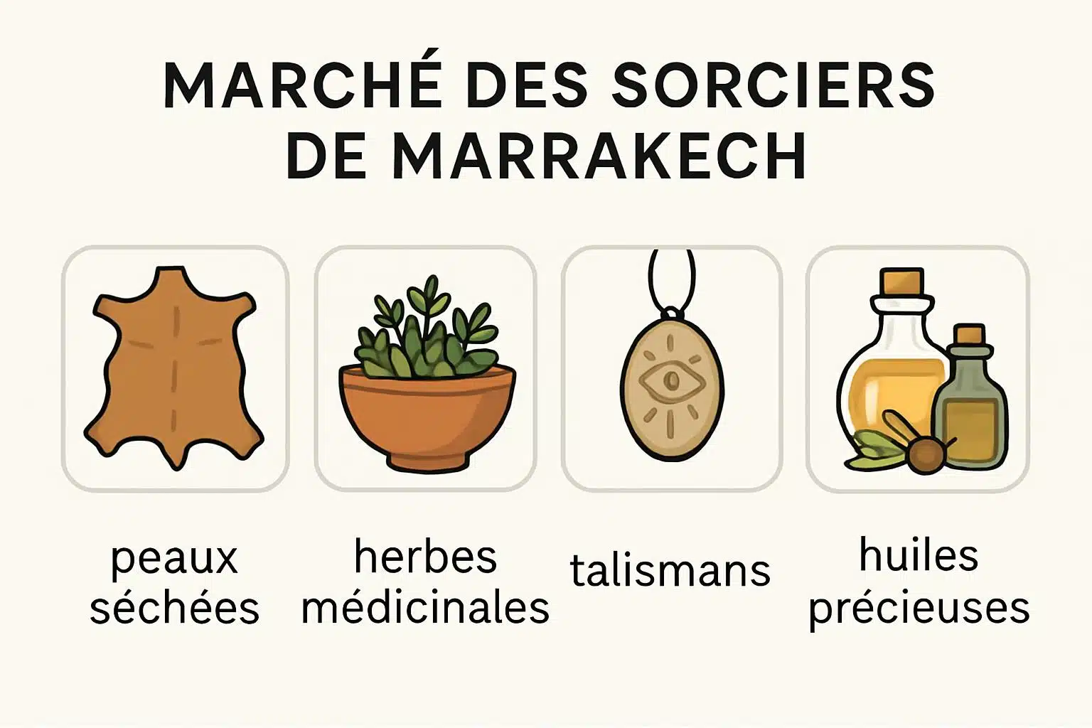 marché des sorciers de Marrakech