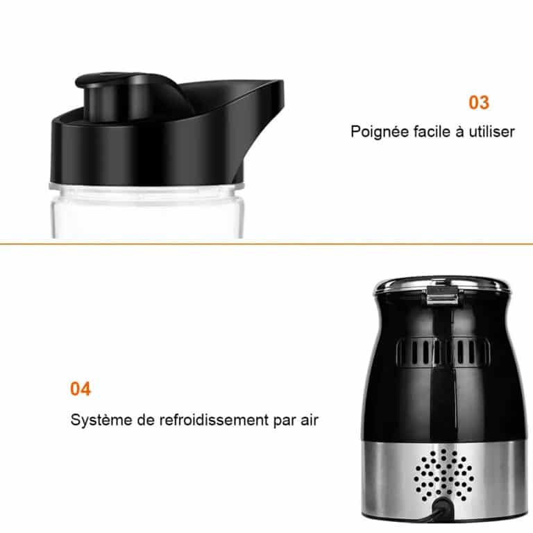 Mixeur Biolomix 500w avec Lames en Acier Inoxydable - 10 (3)