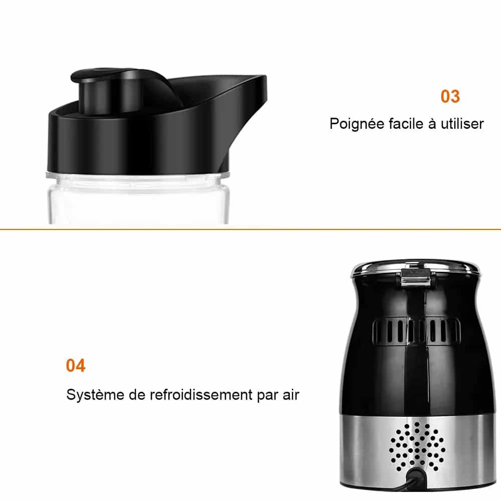 Mixeur Biolomix 500w avec Lames en Acier Inoxydable - 10 (3)