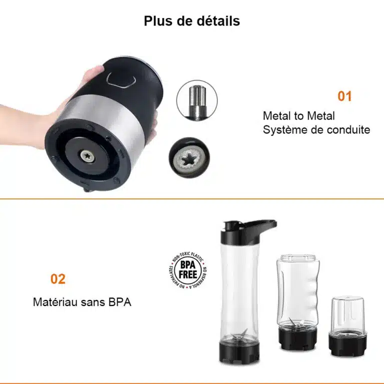 Robot culinaire mixeur Biolomix 3 en 1