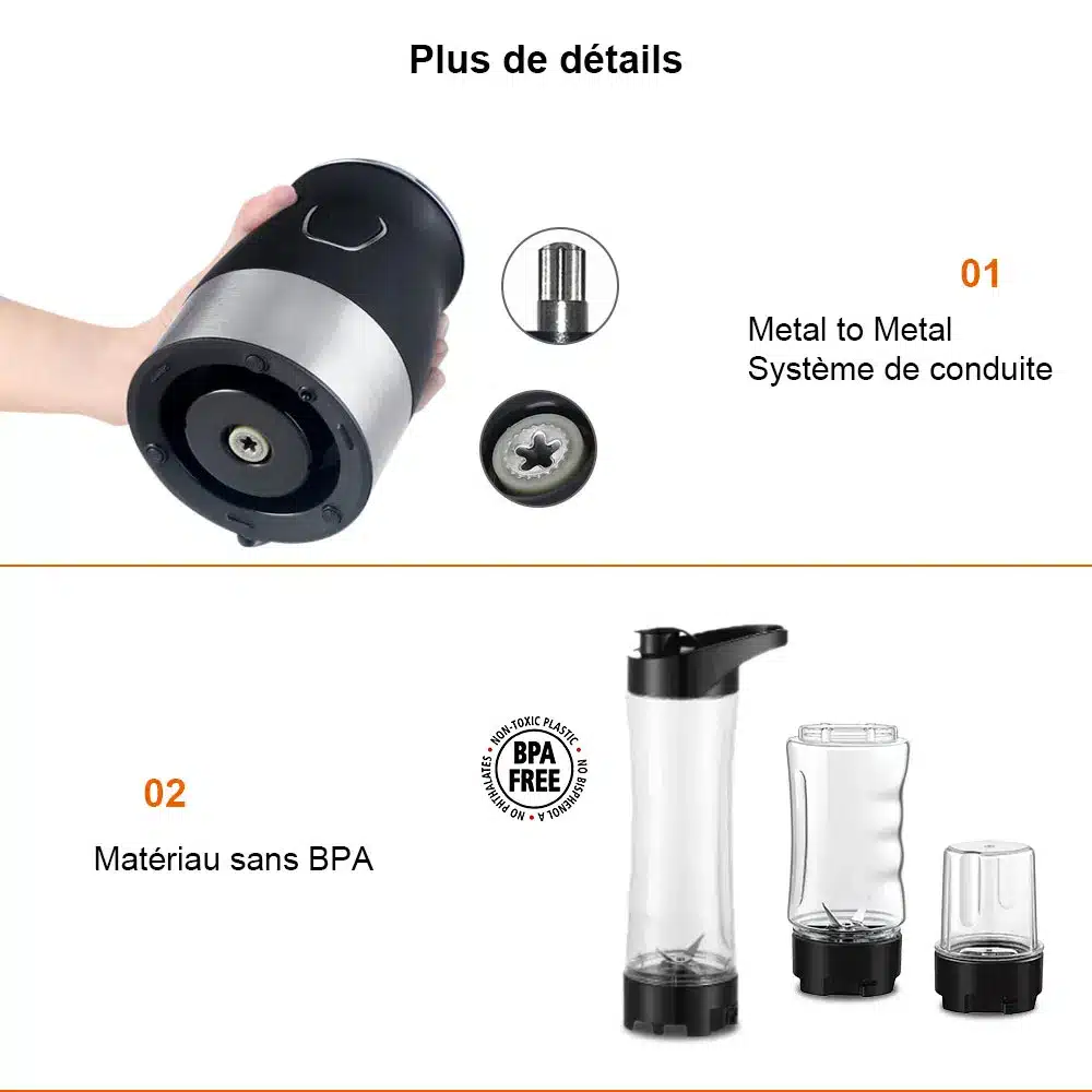 Robot culinaire mixeur Biolomix 3 en 1