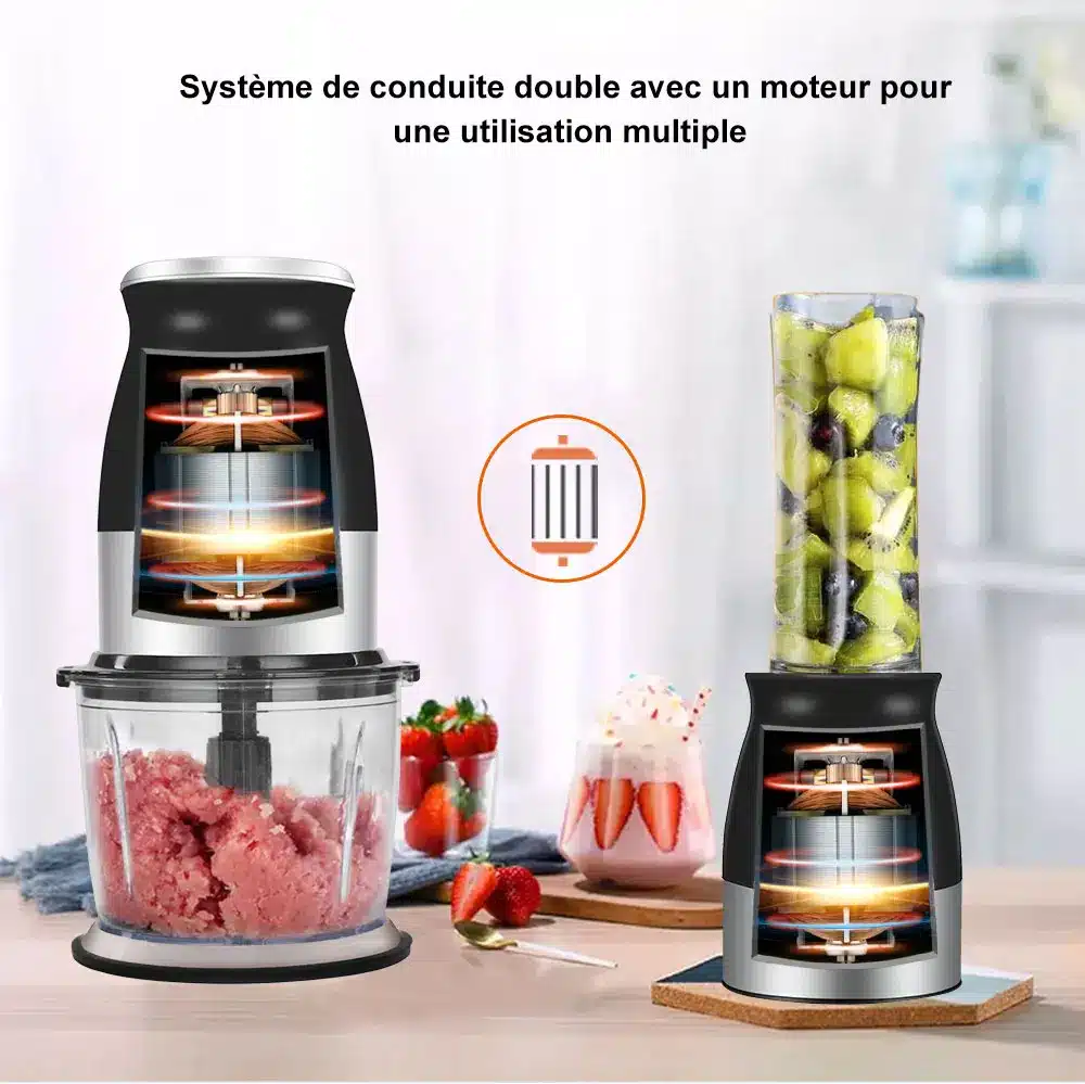 Robot culinaire mixeur Biolomix 3 en 1