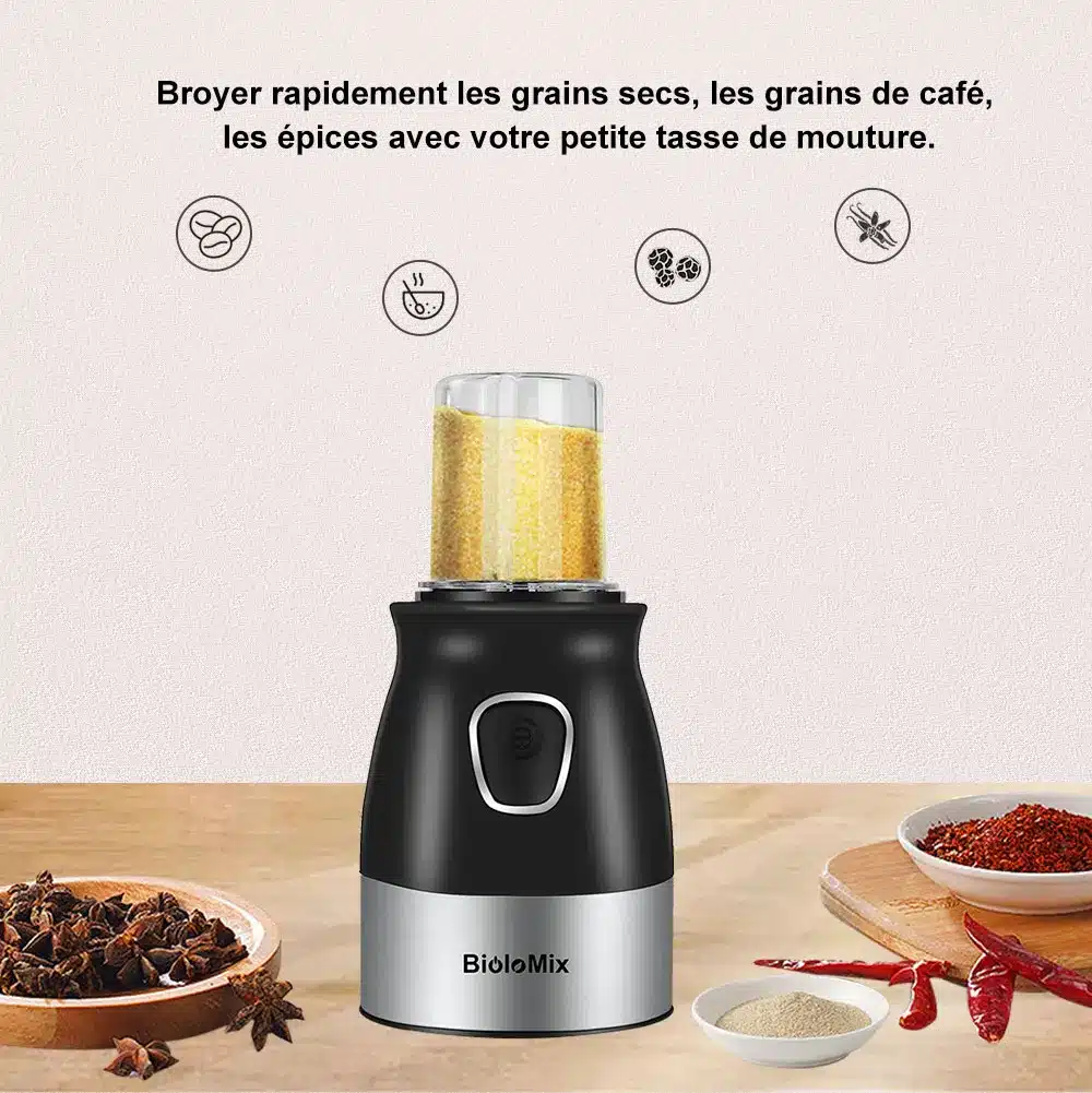 Robot culinaire mixeur Biolomix 3 en 1