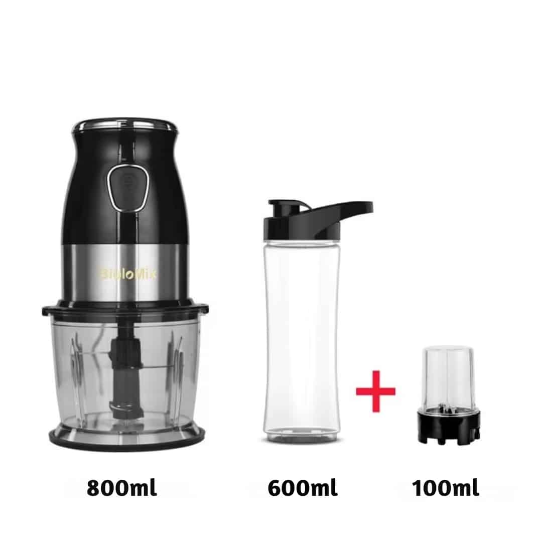 Mixeur Biolomix 500w avec Lames en Acier Inoxydable 6