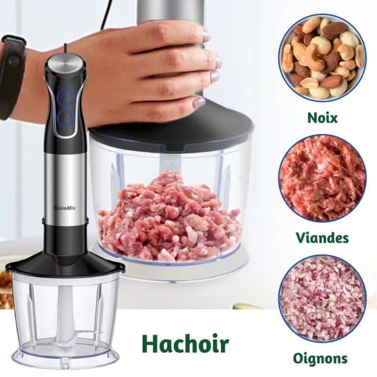 Mixeur puissant et hachoir biolomix