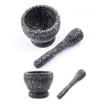 Mortier et pilon de broyage pour épices et herbes