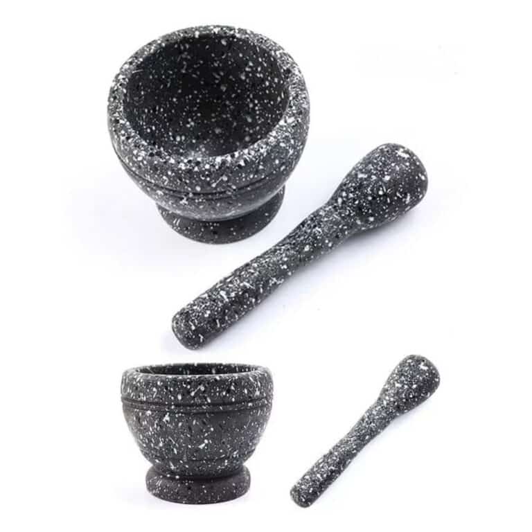 Mortier et Pilon de Broyage pour Épices et Herbes 3
