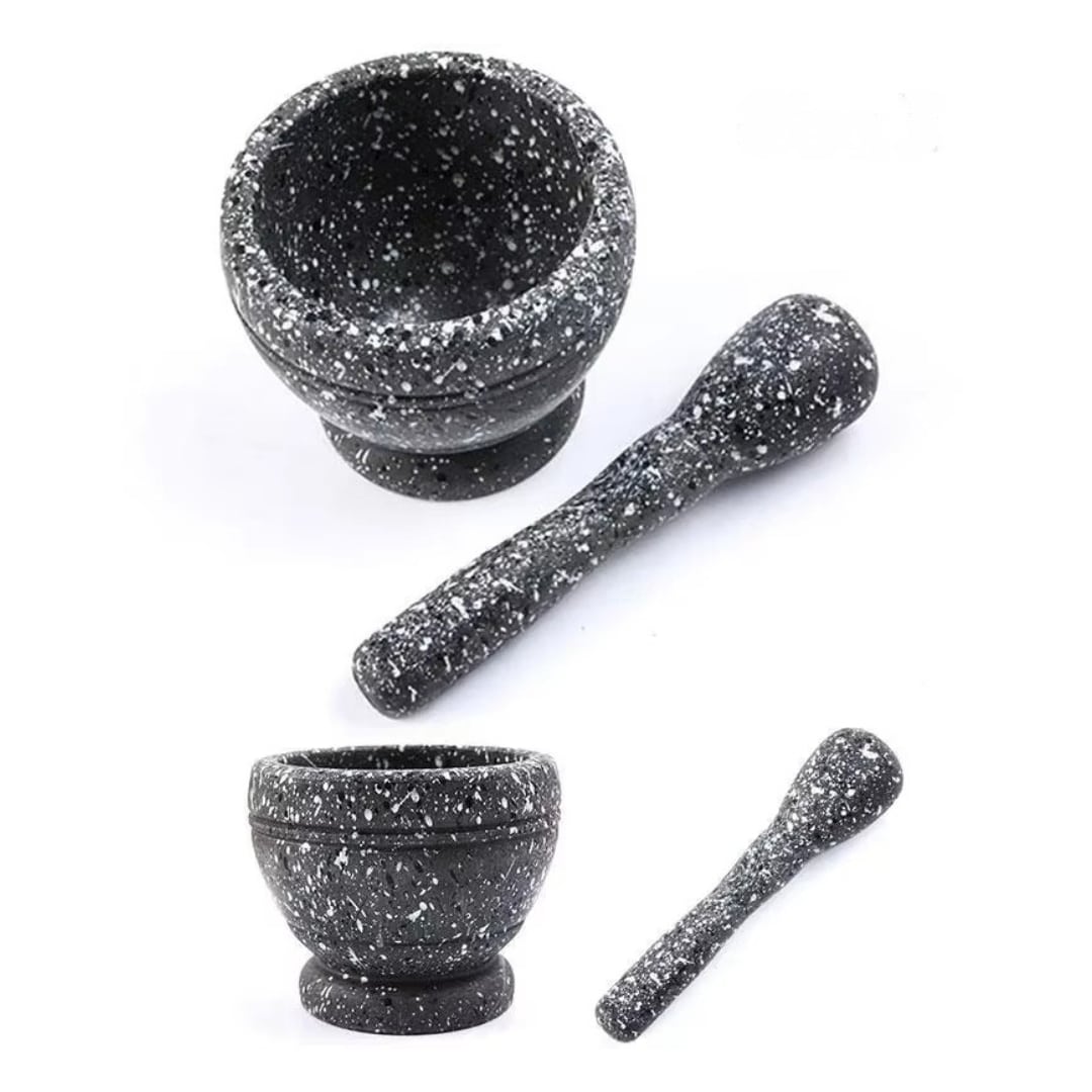 Mortier et Pilon de Broyage pour Épices et Herbes 3