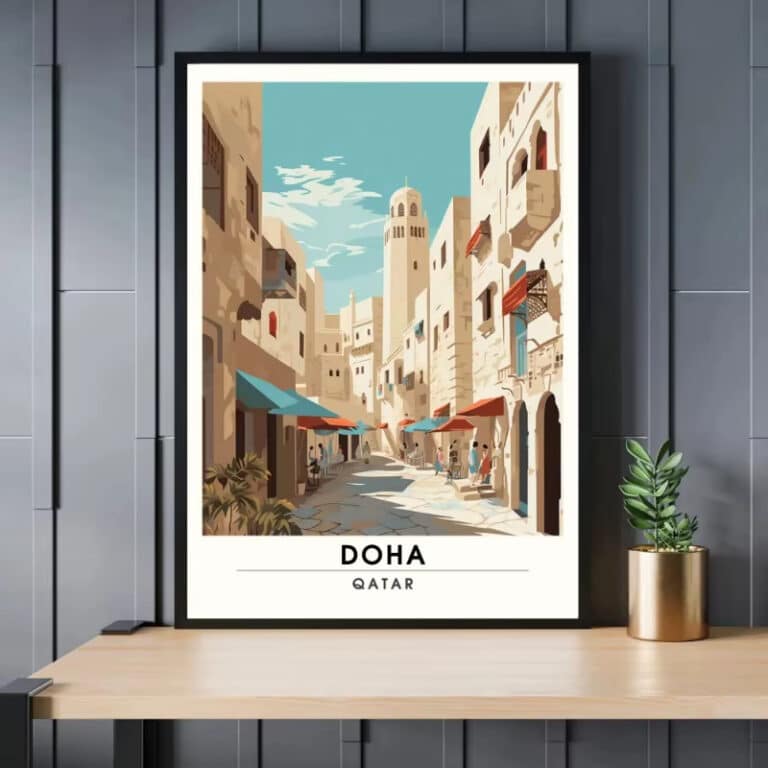 Peinture Déco Paysage Urbain Doha