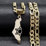 Israel pendant in stainless steel