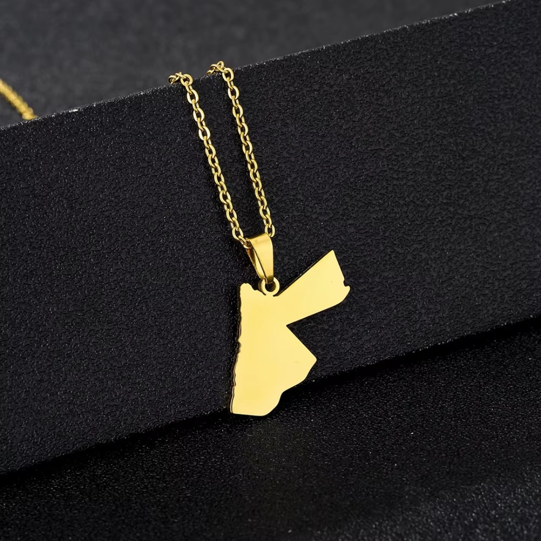 Pendentif Jordanie en Acier Inoxydable 2