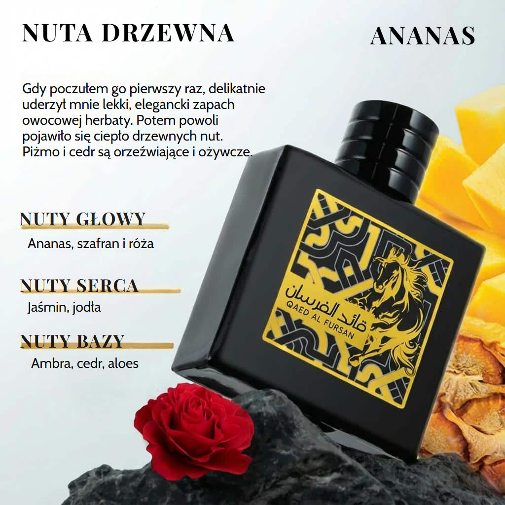 Perfumy orientalne męskie Qaed Al Fursan 100 ml