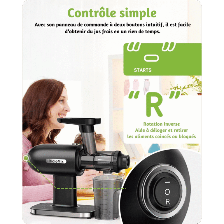 Presse-agrumes à pression froide Biolomix 4