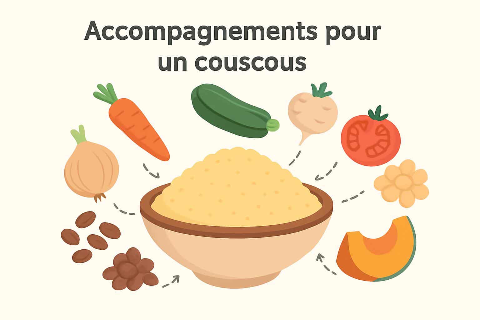 Quels accompagnements pour un couscous