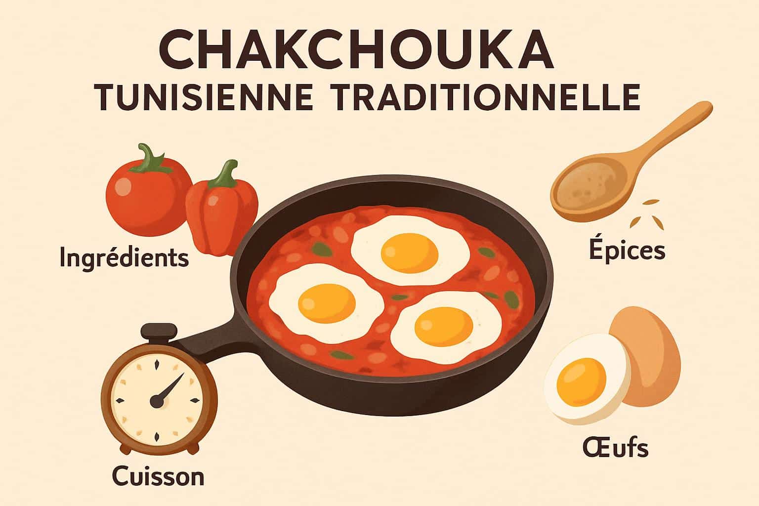 recette de la chakchouka tunisienne